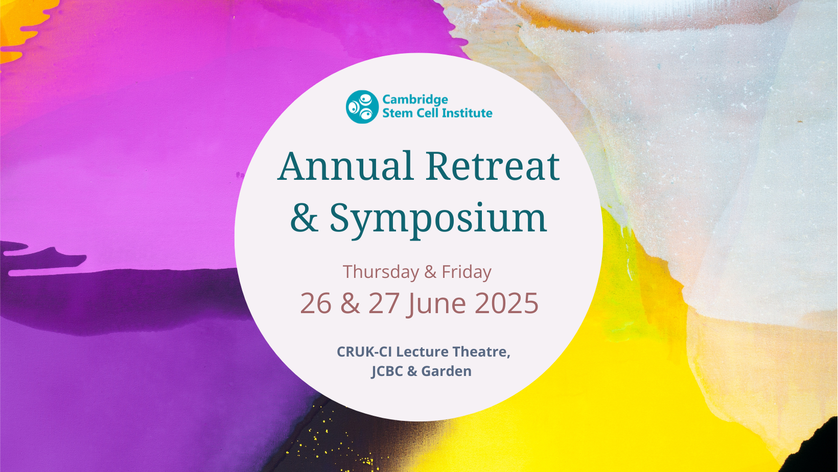 Poster for retreat