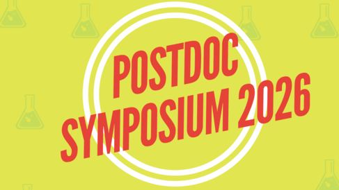 Poster that says Postdoc Symposium 2026