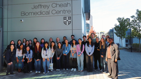 Group photo of postgraduate students