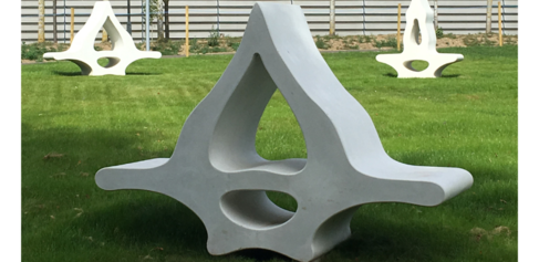 Corpus stones sculpture by Dalziel + Scullion