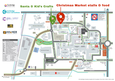 Christmas market map