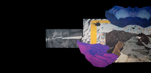 Photograph of part of mural titled The Night the Mountains Moved