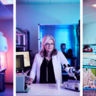 CSCI Scientists Sinha, Karadottir, and Sampaziotis. Credit: Alun Callender