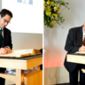 David Rowitch & Ben Simons sign the Charter Book 