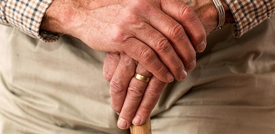 Elderly hands Elderly hands