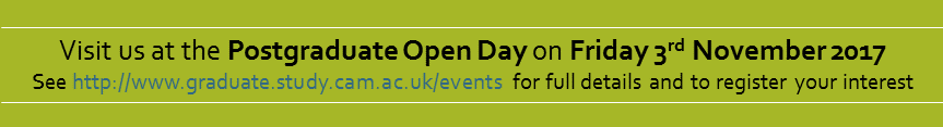 Postgraduate Open Day 2017 web banner